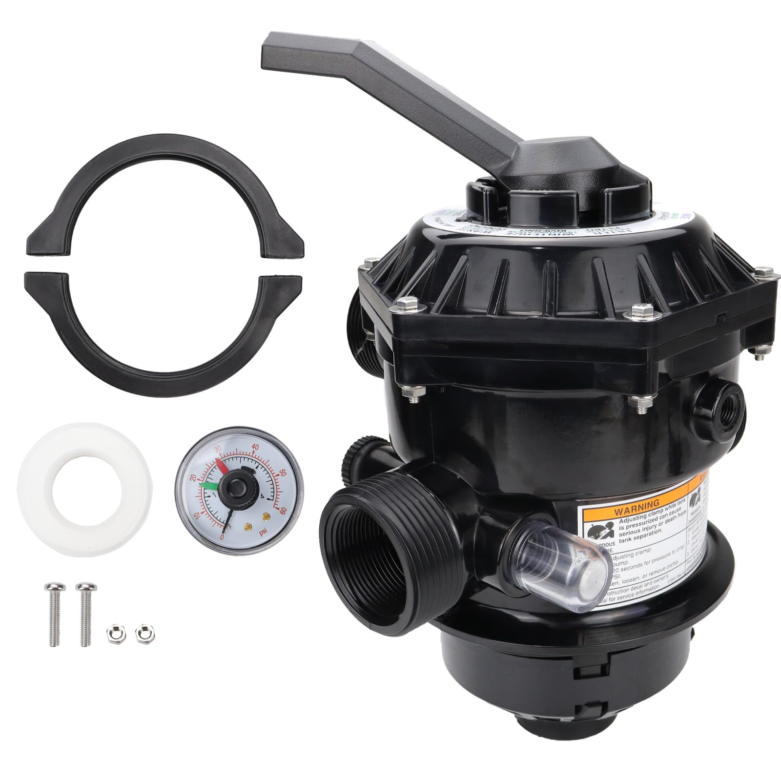 Amazon.com: 262506 1-1/2-Inch 6-Way Clamp Style Valve Compatible